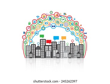 Business Communication vector design