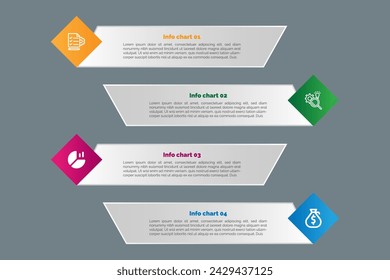 Business communication vector infographic element design.