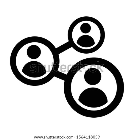 Business communications, corporation icon vector