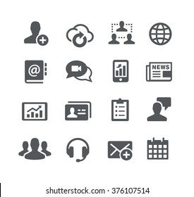 Business Communications Icons // Utility Series