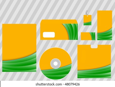 Business company design template. Vector illustration