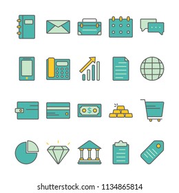 Business and Company icons in for any purposes. Perfect for website mobile app presentation and any other projects.