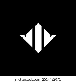 Business company logo with black background