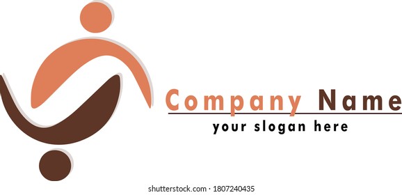 Business and company logo flat design