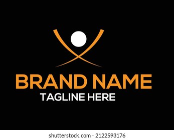 business and company minimalist abstract eye catching logo design