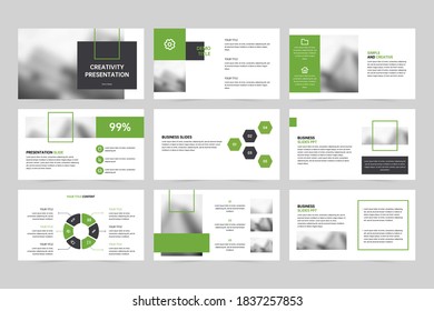 Business Company Presentation Slide Vector Template Stock Vector ...