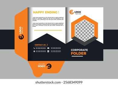 Business company profile, annual report, brochures template  with cover page design.  