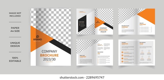 Business company profile brochure template