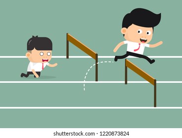 Business competition is like Running.