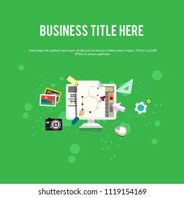 Business Computer Infograhic