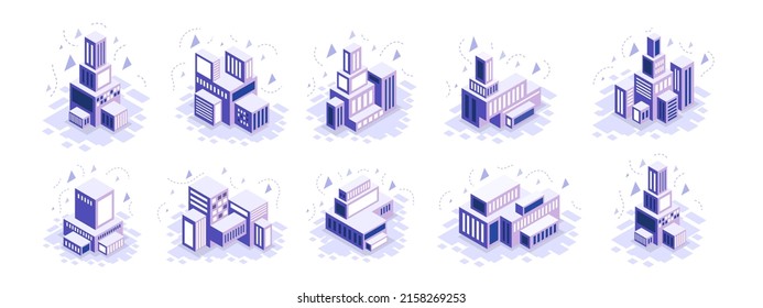 negocio con diseño de vectores de computadora e infografía 
vector de diseño isométrico empresarial