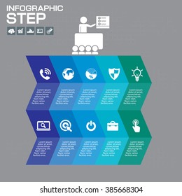 Business concept with 6 options, parts, steps or processes. Can be used for workflow layout, diagram, number options, web design.