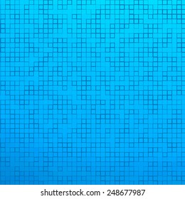 business concept abstract blue background with geometric mosaic shapes