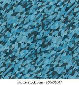 business concept abstract blue background with geometric mosaic shapes
