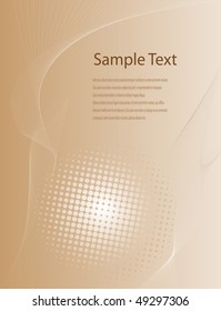 business concept background soft colors with dotted pattern and curves, vector.