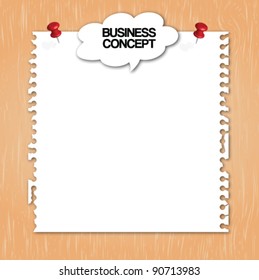 Business Concept balloon word concept vector