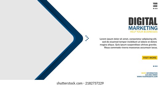 Business concept banner template, Business Teamwork corporate.