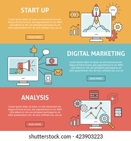 Business concept banners