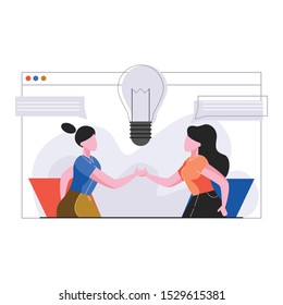 Business Concept for Collaboration vector illustration