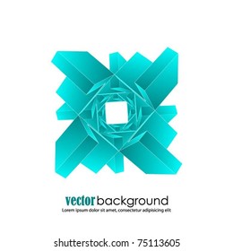 business concept design with 3d arrows-vector