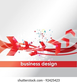 business concept design with arrows