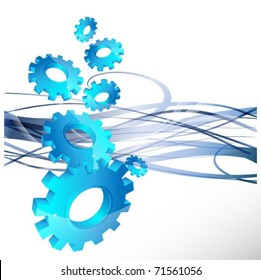 business concept design with gears