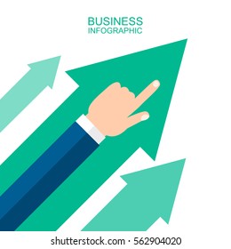 business concept design, the stock market. Leader. 