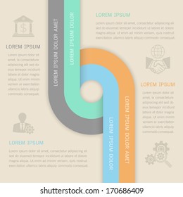 Business Concept Element with Icons
