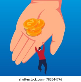 Business concept financial assistance