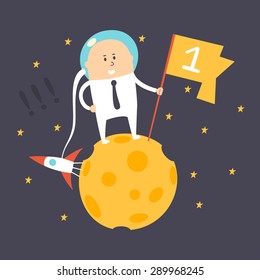 Business concept - First of all