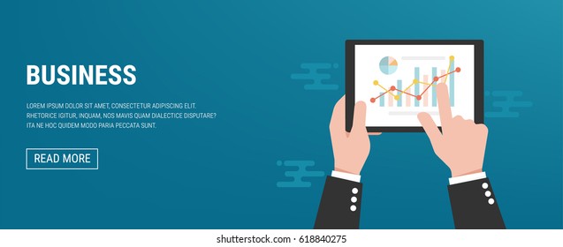 Business concept. Flat design.