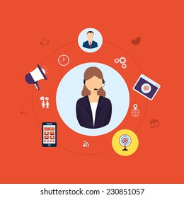 Business concept flat icons set of meeting conference infographic design elements vector illustration