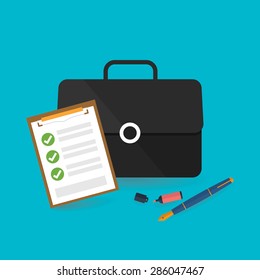 Business concept flat modern design. vector