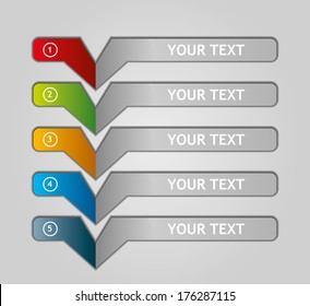 Business concept - flow chart with arrows