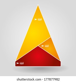 Business concept - flow chart with arrows