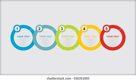 Business concept - flow chart with copy paste text