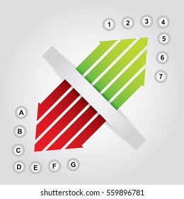 Business concept - flow chart with copy paste text