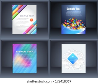 Business Concept Flyer Backgrounds Template