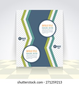 Business Concept Flyer, Brochure Design. Corporate Leaflet, Cover Template