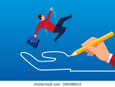The business concept of help
