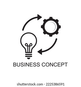 icono de concepto de negocio, icono de desarrollo