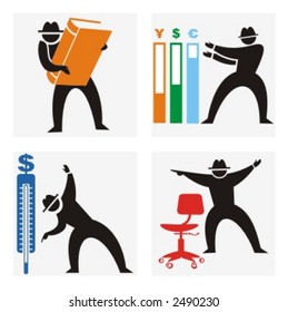 Business concept icons. Check my portfolio for much more of this series as well as thousands of similar and other great vector items.