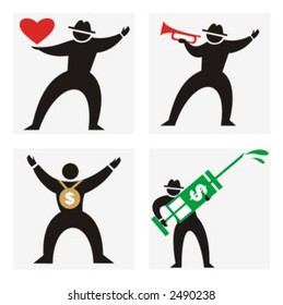 Business concept icons. Check my portfolio for much more of this series as well as thousands of similar and other great vector items.