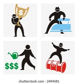 Business concept icons. Check my portfolio for much more of this series as well as thousands of similar and other great vector items.