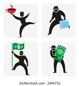 Business concept icons. Check my portfolio for much more of this series as well as thousands of similar and other great vector items.