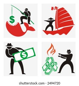 Business concept icons. Check my portfolio for much more of this series as well as thousands of similar and other great vector items.