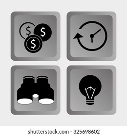 Business concept with icons design, vector illustration 10 eps graphic.