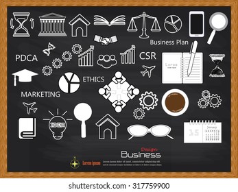 business concept icons .business icon.vector illustration.