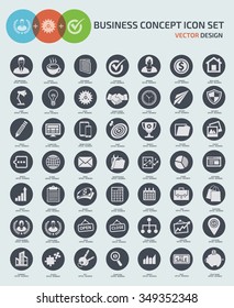 Business Concept icons set design,vector