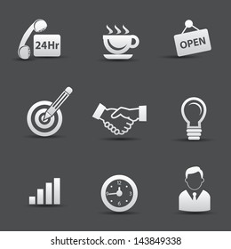 Business concept icons,vector